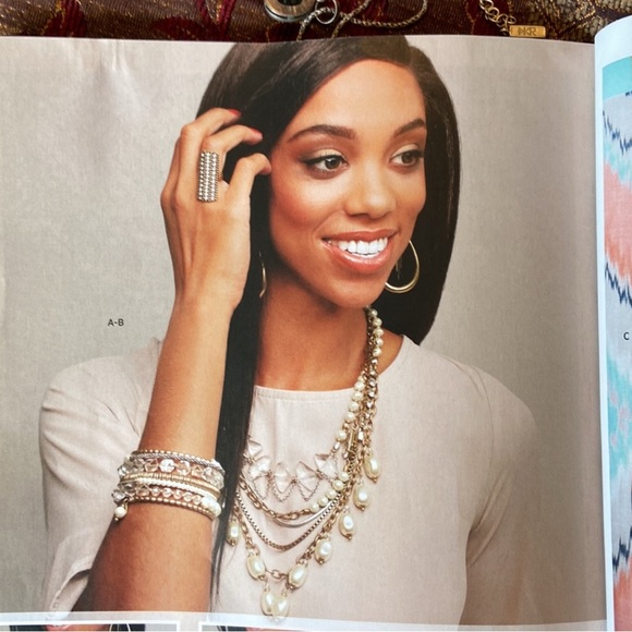 Silpada KRN Practical Pearls Brass Necklace “Wear it 7 Ways” - Picture 4 of 8